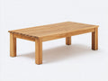 Tavolo da giardino - Legno massello - 150x70x40 cm - Naturale - Moderno nordico