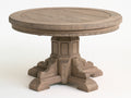 Tavolo da giardino - Legno massello - 125x125x75 cm - Grigio naturale - Classico elegante