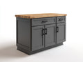 Credenza-legno ingegnerizzato-legno massello-120x45x86 cm-grigio-legno naturale-stile moderno rustico