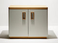 Credenza-legno ingegnerizzato-legno massello-78x39x83 cm-grigio-legno naturale-stile minimal moderno