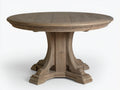 Tavolo da giardino - Legno massello - 135x135x76 cm - Naturale - Classico rustico