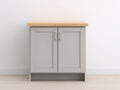 Credenza-legno ingegnerizzato-legno massello-80x40x84 cm-grigio-legno naturale-stile moderno elegante