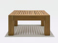 Tavolo da giardino - Legno massello - 90x60x45 cm - Naturale - Moderno